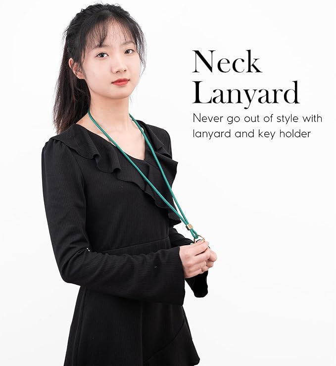 SENLLY Neck Lanyard Strap for Keys, Original Minimalist Design KeyChain Holder