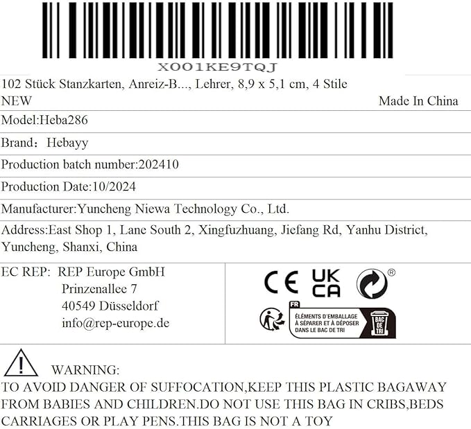 102 PCS Punch Cards, Incentive Reward Card Student Awards Loyalty Cards for Business, Classroom, Kids Behavior, Students, Teachers, 3.5” x 2”, 4 Styles
