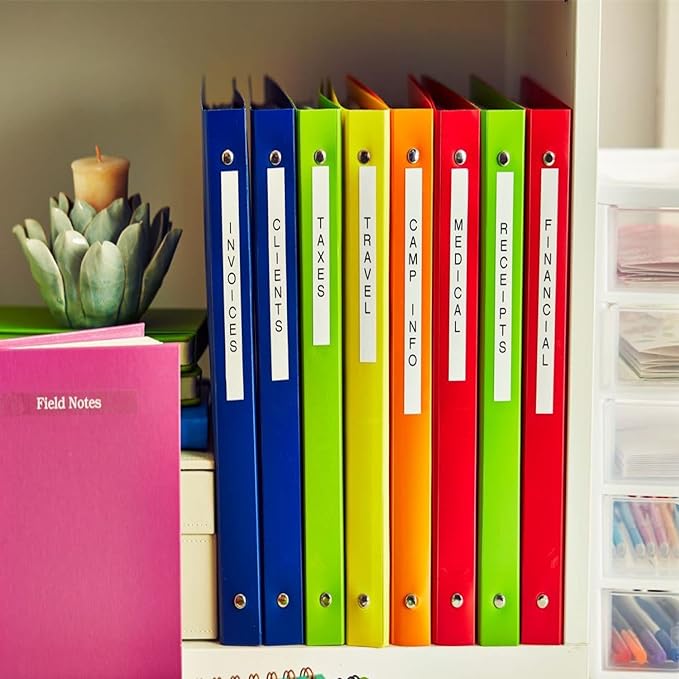 Brother P-Touch, PTH110BP, Easy Portable Label Maker Bundle (4 Label Tapes Included), White, Small