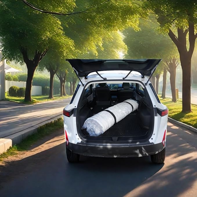 Vacuum Mattress Bag for moving, Vacuum Sealed Bags for Mattress Storage, Mattress Compression Bag for Easy Moving&Storage, Foam and Latex Mattress Vacuum Bag with Straps(TWIN,TWIN-XL)