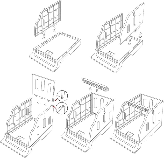 Label Holder for Rolls and Fanfold Labels - Desktop Label Printer Accessory