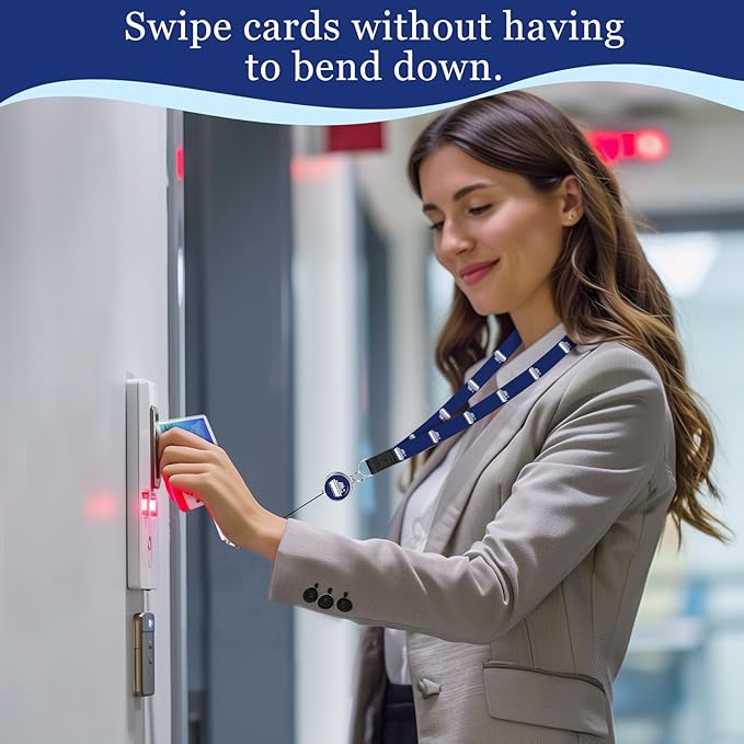 Giancomics Lanyards for Cruise Ships Cards Key, Lanyards with Retractable Badge Reel, Cute Waterproof ID Badge Holder Cruise Essentials Must Haves Zip Card Protector Royal 2 Pack