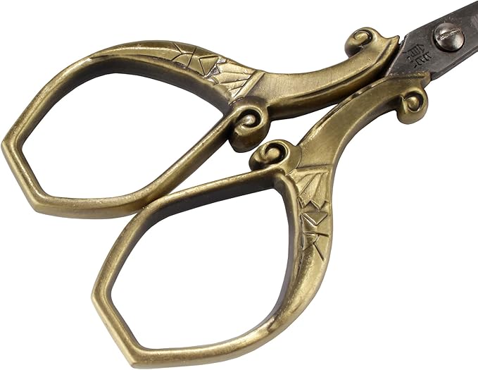 JubileeYarn Chinese Wing & Cloud Embroidery Scissors - Bronze - 30 Scissors