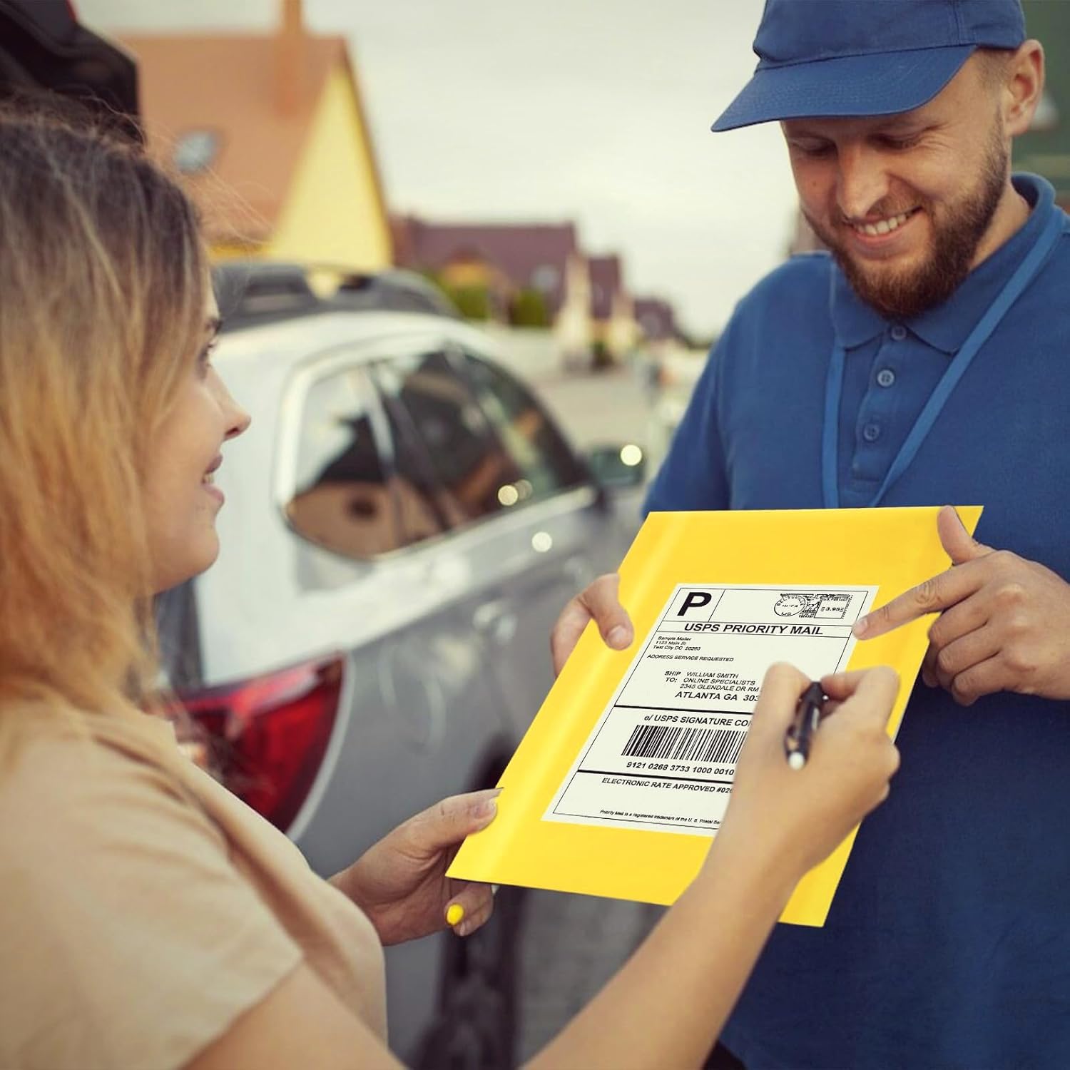 Kraft Bubble Mailers 8.5×12' Inch 50 Pack Yellow shipping envelopes Self-Seal Padded Mailing Envelopes for Jewelry Makeup Supplies and Small Business Packaging