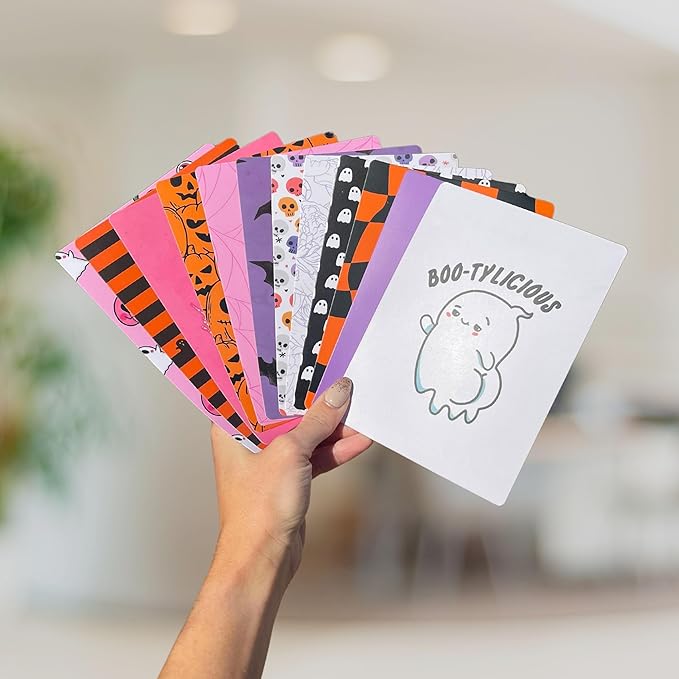 E-reader Cardstock Paper Inserts for Clear Case | 12 pk 4.88 x 6.73” inches Paper White 11th Generation 6.8" Screen Compatible Put Behind Case Colorful Floral Designs Change Out (Design Mix 7)