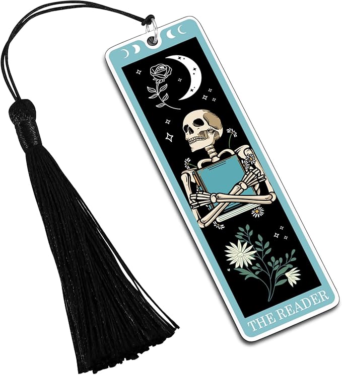 Octamber Bookmarks for Women Men, Christmas Bookmarks, Book Lovers Gifts, Mens Stocking Stuffers, Stocking Stuffers for Adults Funny Bookmarks, Cute Bookmarks for Women, Bookish Gifts, Gothic Gifts