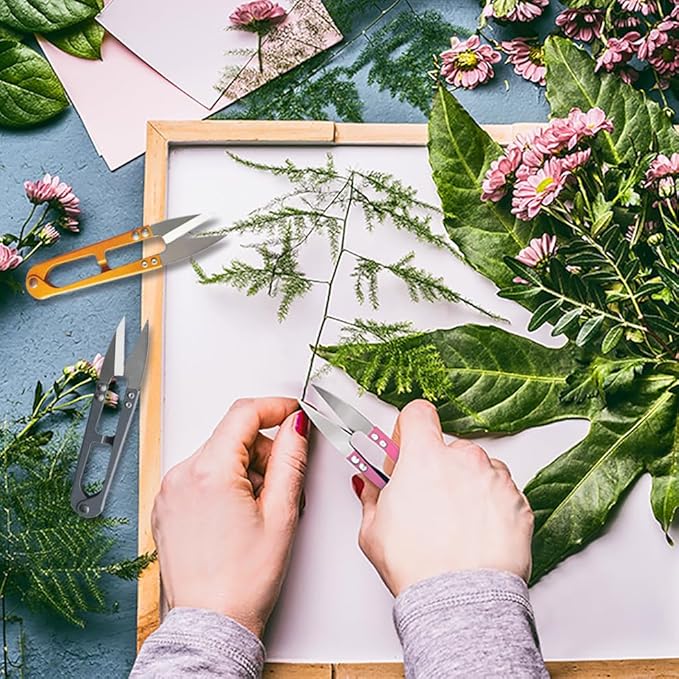 4.1 inch Multicolor Mini Sewing Scissors, 3pcs Sewing Scissors Yarn Thread Scissors Mini Small Snips Trimming Nipper DIY Supplies