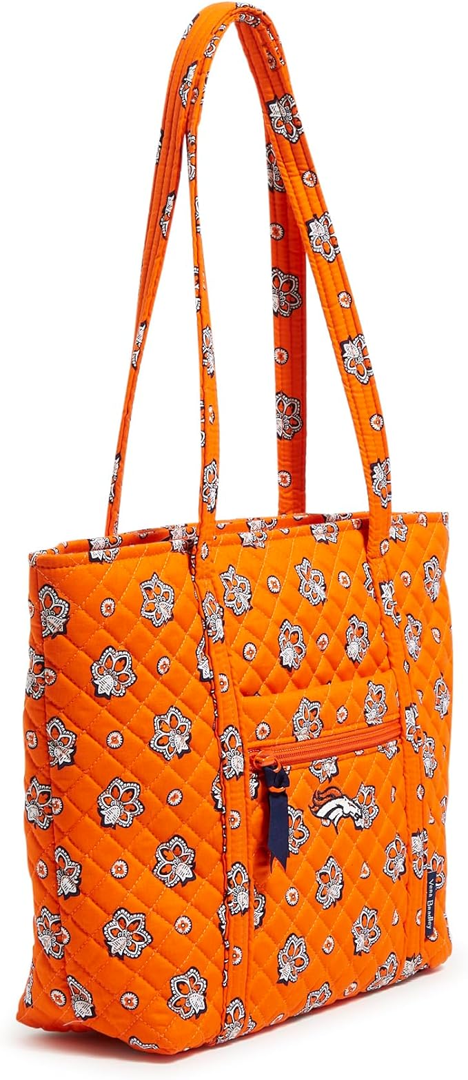 Vera Bradley Women's Cotton NFL Small Vera Tote Bag (Multiple Teams Available)