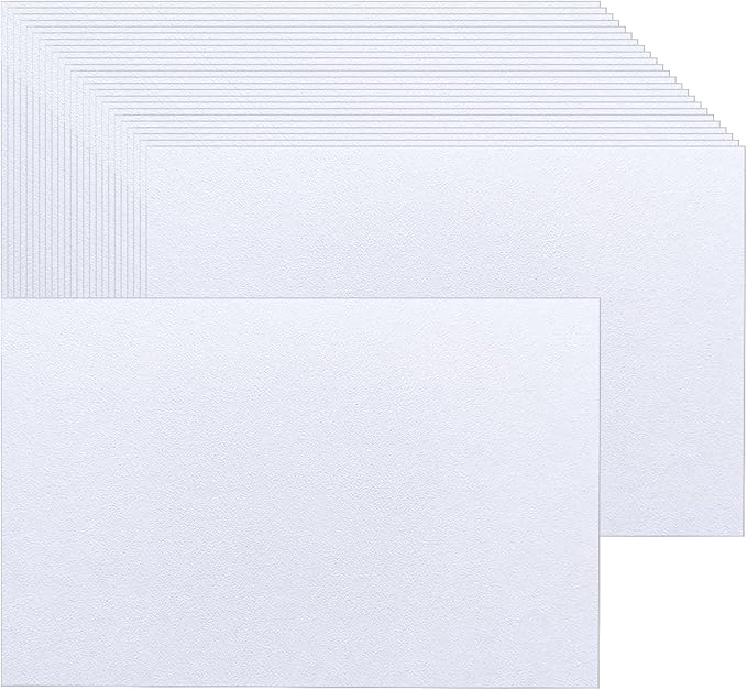 Baisunt 25 Pack 5x7 Sand Textured Cardstock Paper Blank Thick Heavyweight 92lb Card Stock for Making Greeting Cards, Invitations cards, Photos, Postcards