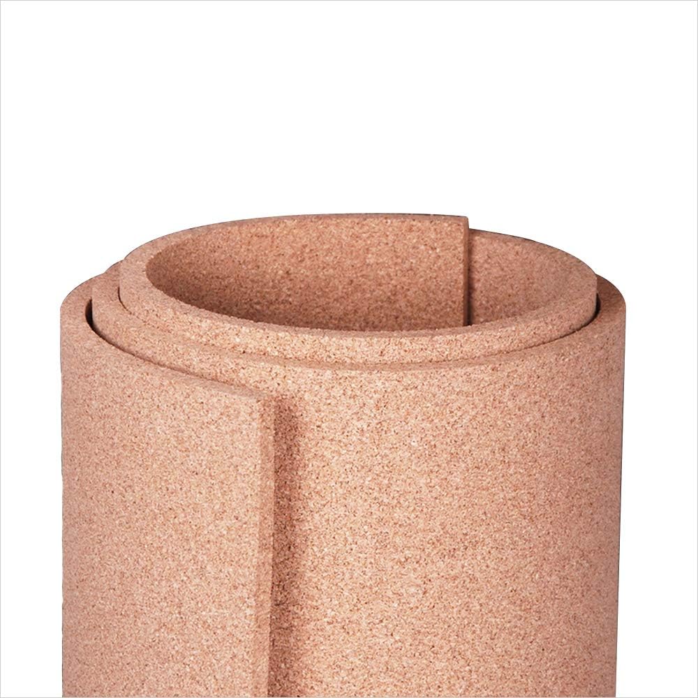 Manton Cork Premium Cork Roll - 4' x 5' x 1/2", 100% Natural Facing Grade Material for Bulletin Boards, Decorative Photo and Message Push Pin Displays - Perfect for Home, School, and Office