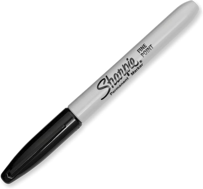 Sharpie Fine Tip Permanent Marker - Black (Pack of 8)