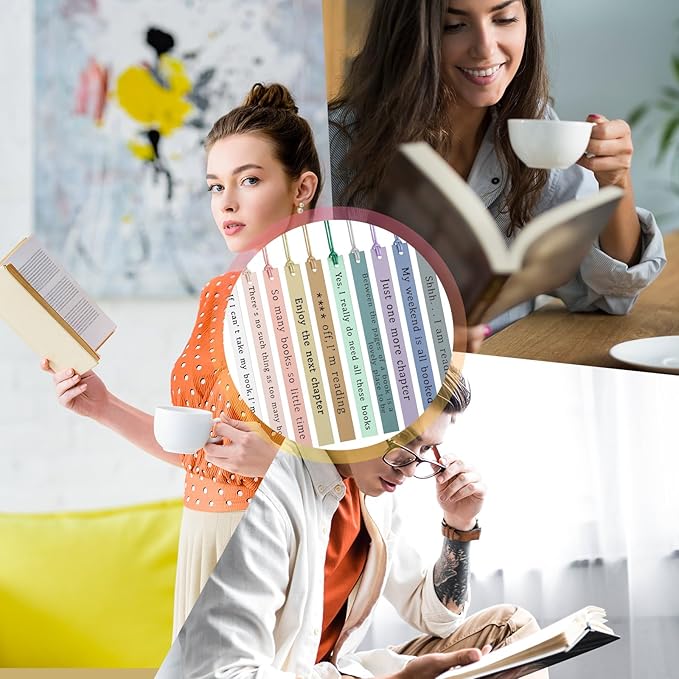 10 Pcs Leather Bookmarks for Book Lover Gifts for Women Pastel Leather Bookmarks for Women Book Lovers Coworker Teens Birthdays Gifts Book Lover Club Teacher Gifts