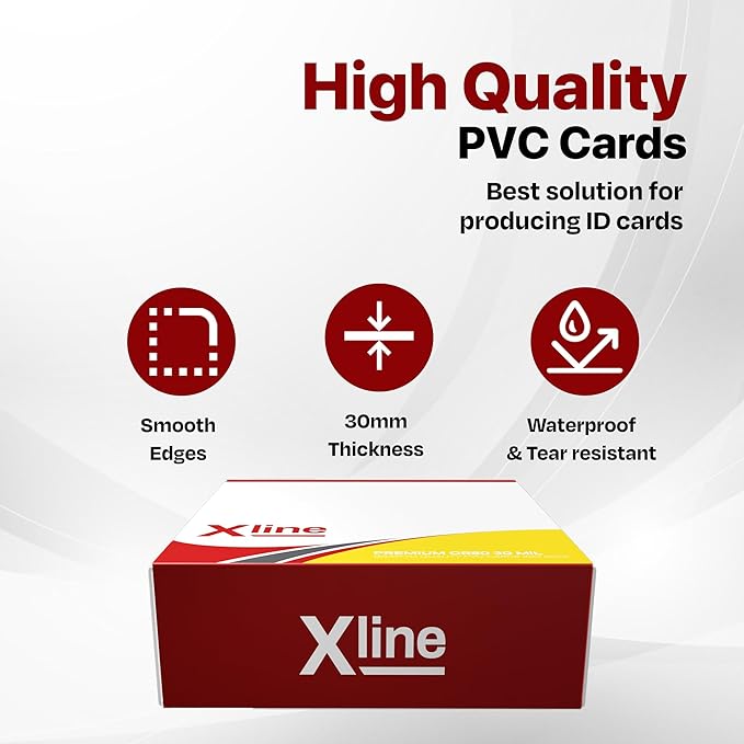 X LINE CR80 30 Mil Graphic Quality 400 Pack PVC Cards