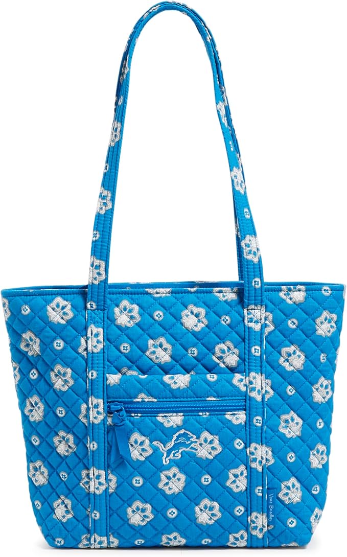 Vera Bradley Women's Cotton NFL Small Vera Tote Bag (Multiple Teams Available)