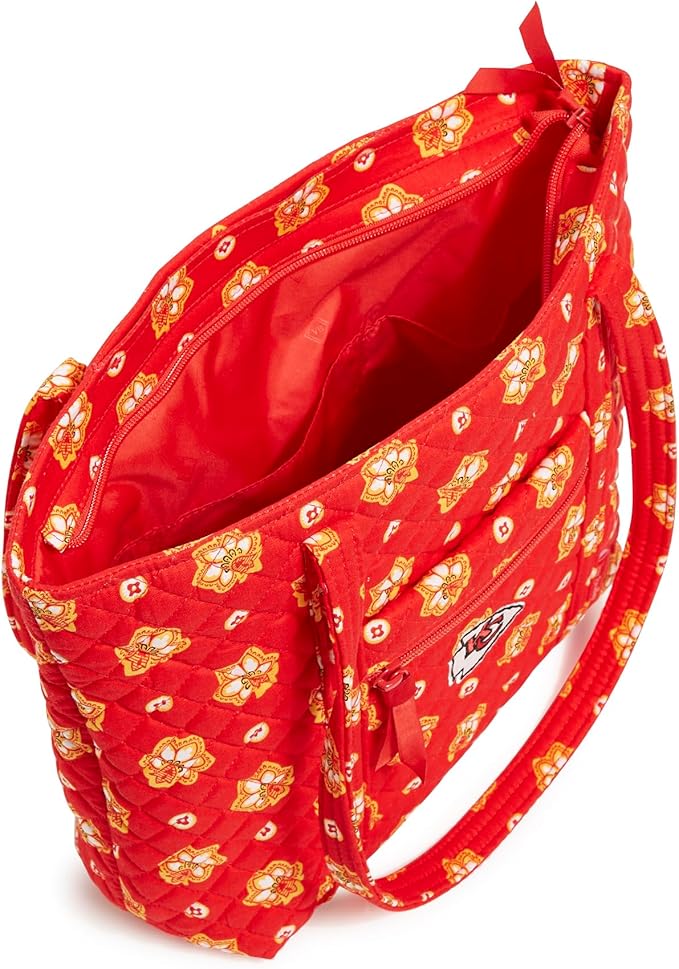 Vera Bradley Women's Cotton NFL Small Vera Tote Bag (Multiple Teams Available)