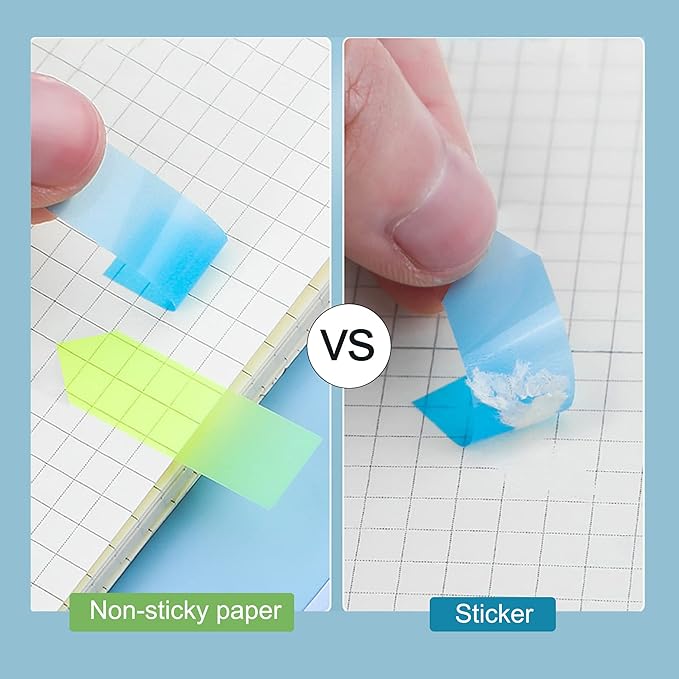 2400 Pcs Sticky Tabs Page Markers Sticky Index Tabs, Arrow Flag Tabs - 10 Primary Color Tabs Page Flag Markers Bookmarks