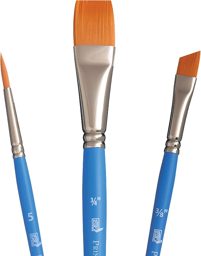 Princeton Select Artiste Paintbrush, 14-3 Brush Set, Blue
