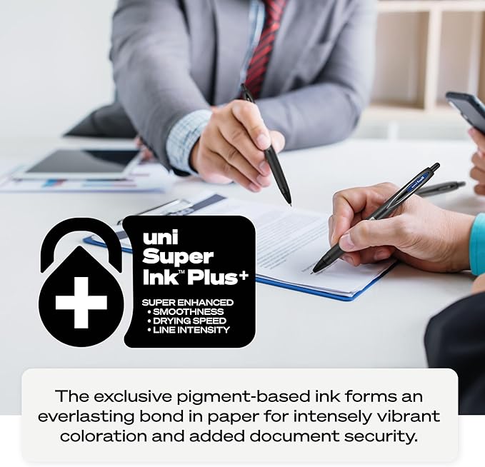 Uniball Signo 207+ Gel Pen 4 Pack, 0.7mm Medium Blue Pens, Gel Ink Pens | Office Supplies Sold by Uniball are Pens, Ballpoint Pen, Colored Pens, Gel Pens, Fine Point, Smooth Writing Pens