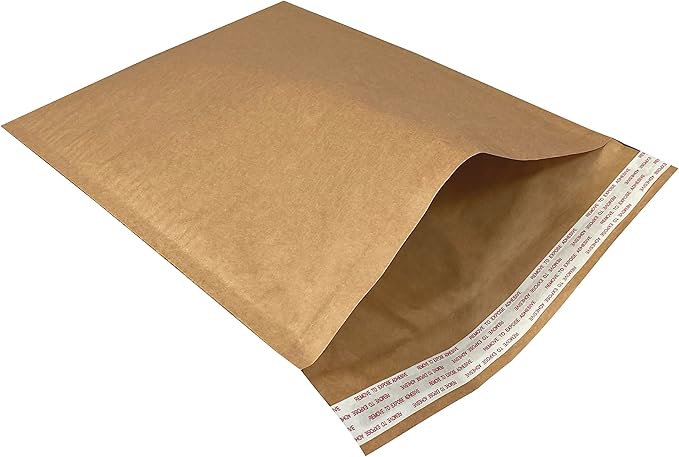 Honeycomb paper padded envelope sealable mailers (100, #4-9.5" x 13.5")