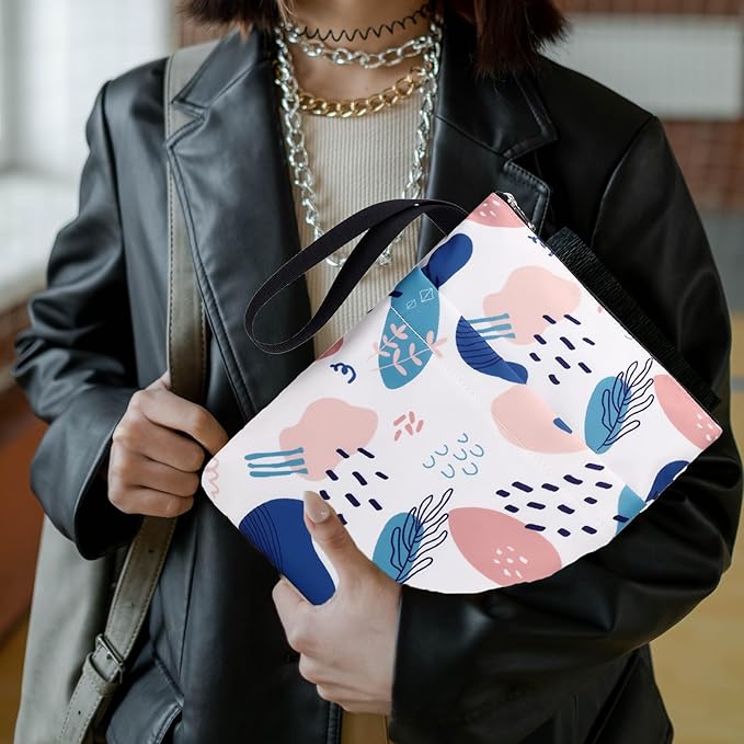 DSIUE Book Sleeve Book Protector Book Lovers Gifts Book Covers for Paperbacks with Zipper,11.4 X 9 Inch