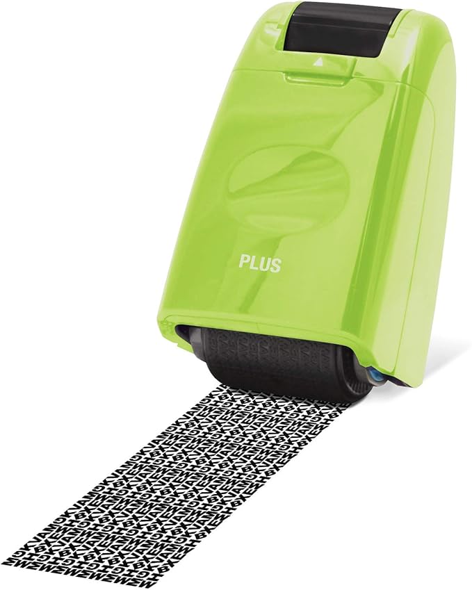 Guard Your ID Identity Protection Security Prevention Stamp Roller (Green)