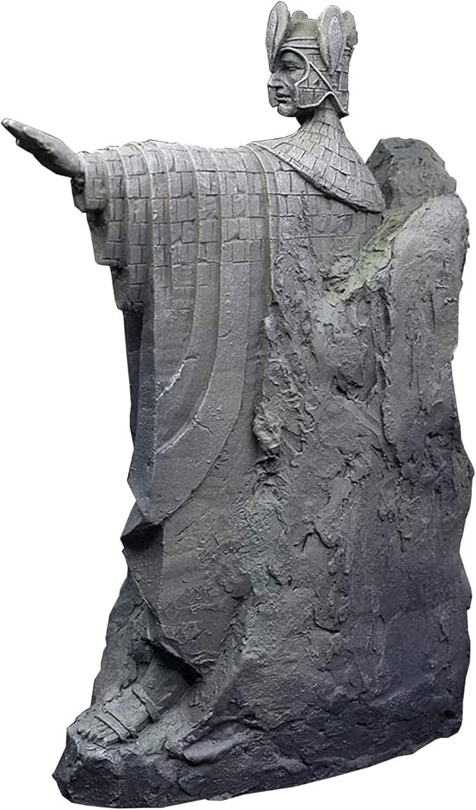 Bookends Book End Lord of Rings Hobbit Book Decoration Resin, Decorative Book Stopper Binder and Dividers, Blue, Large