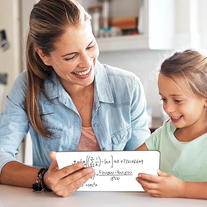 2 PC Small White Board Dry Erase Classroom Pack Boards 9" x12” Personal Whiteboards for Students Teachers School Supplies Lapboards,with Whiteboard Erasers Incl and Colors Pens