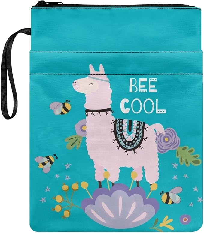 COEQINE Alpaca Book Covers for Paperbacks Large Book Sleeves for Paperback Washable Book Lovers Women Girls Book Covers for Women School