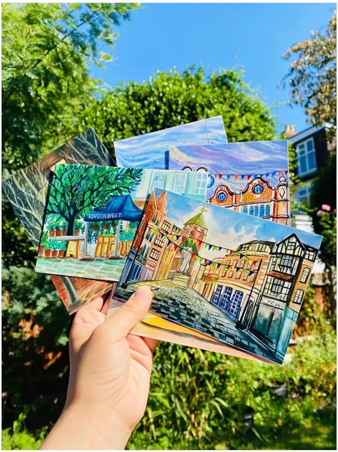 50 Pack 4x6 White Cardstock Paper Blank Thick Heavyweight 92lb Card Stock for Making Index Cards, Invitations cards, Postcards