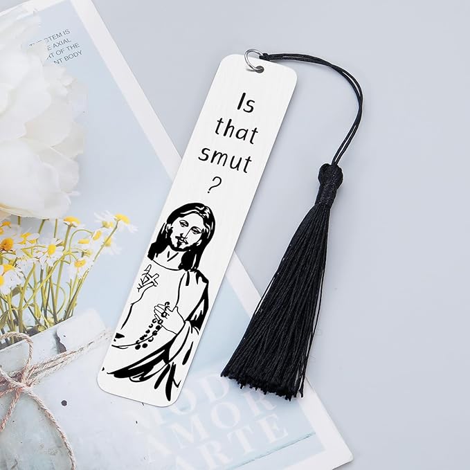 is That Smutt Jesus Bookmark,Dirty Santa Gifts,Smutty Bookmarks for Women Spicy,Women Gifts for Christmas,Stocking Stuffers for Women Adult Men,Smut Bookmarks,Gifts for Readers Book Lovers Women