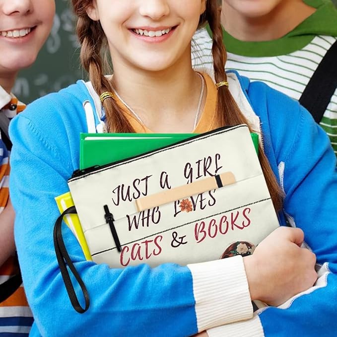 COEQINE Girls Book Covers For Hardcover Bible Soft Cover Book Sleeves Cover With Pen Holder Portable Book Sleeves Pouch Case With Chain for Travel