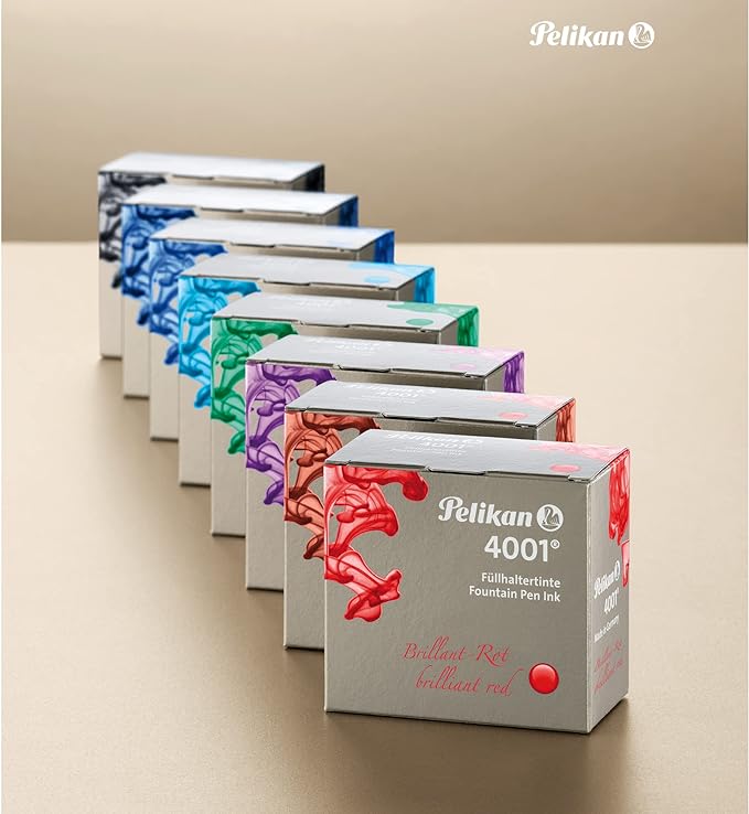 Pelikan Brilliant Black Bottled Ink for Fountain Pens, 30ml (4001)