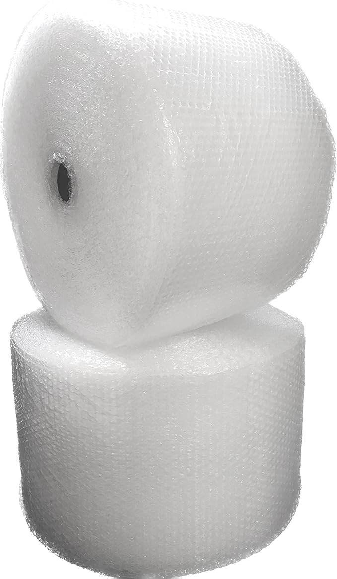 Yens Bubble Cushioning Rolls Packing Materials, 3/16" AIR Bubble,700 FT, 12 inch width Perforated every 12" (700ft- 12, Clear)