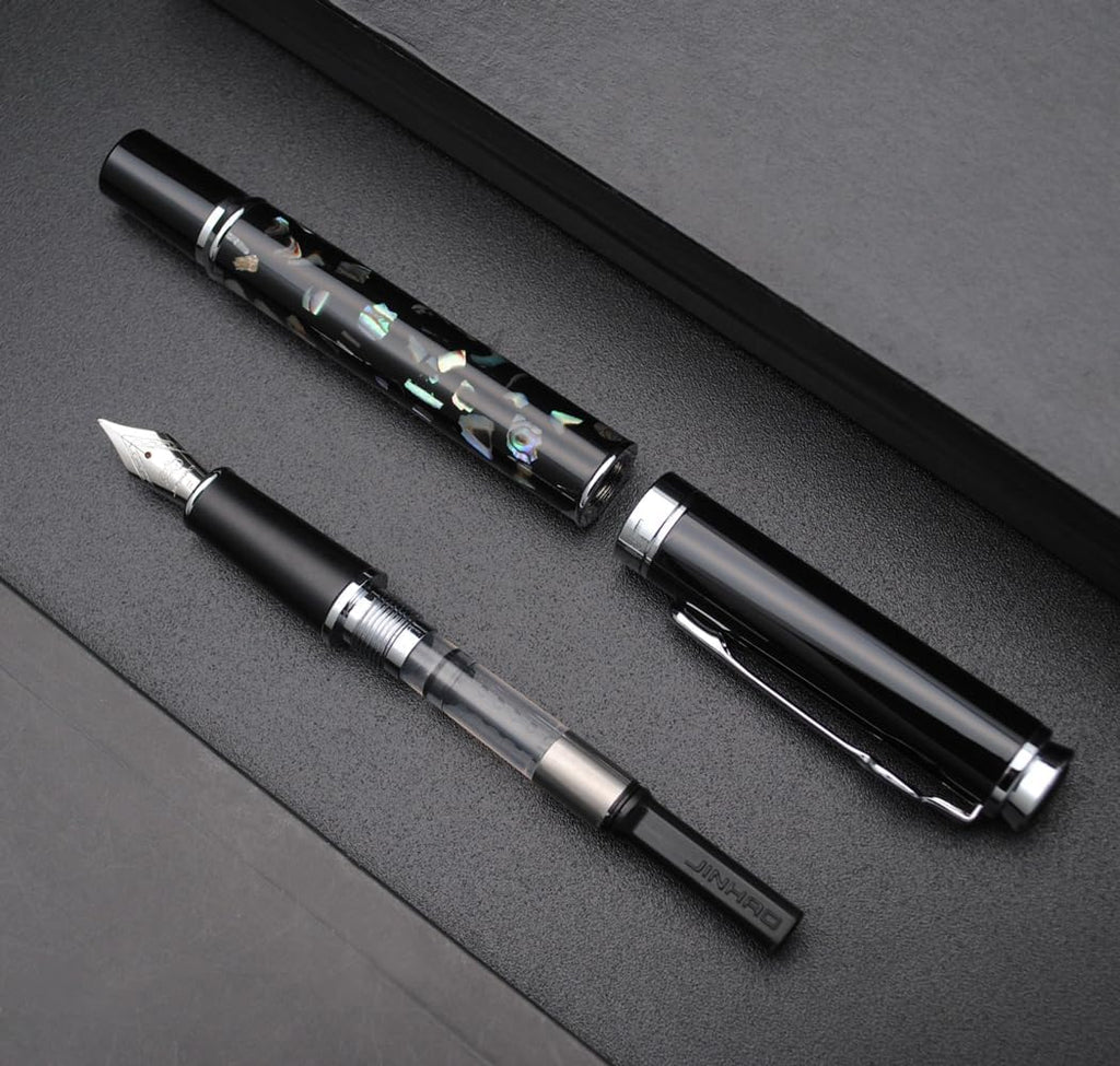 JINHAO 8802 Fountain Pen F Nib (Shell Carving - 2)