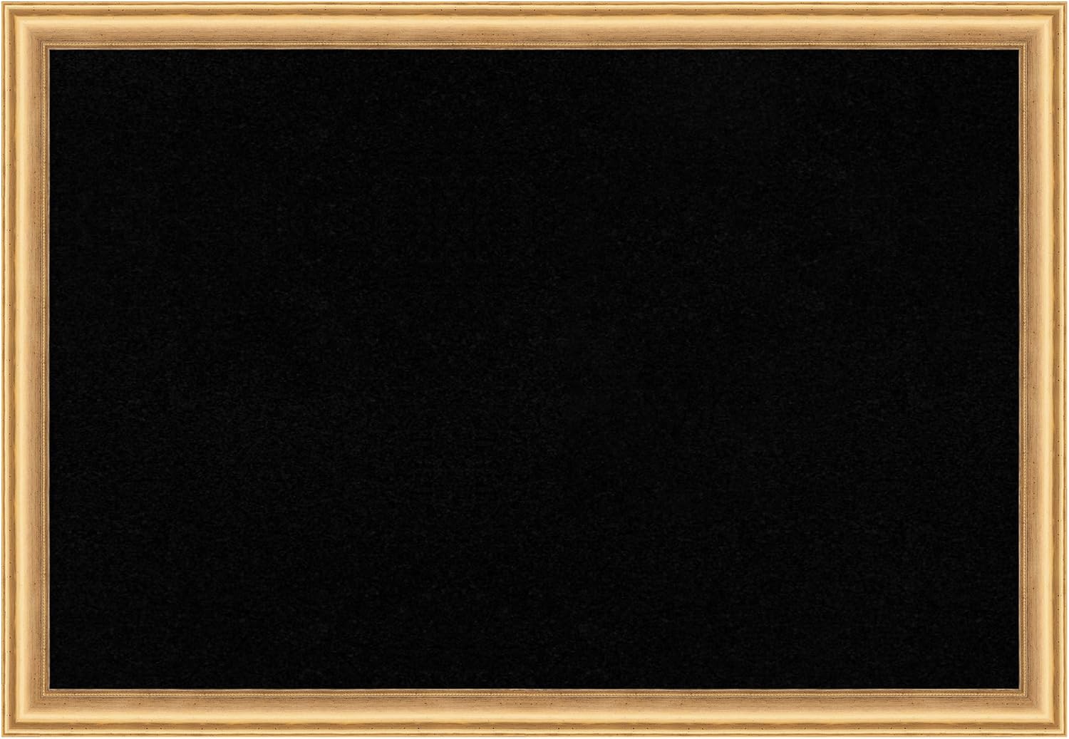 Amanti Art Black Cork Board for Wall, 18x26 Vision Board with Gold Wood Frame, Medium Corkboard Office Decor for Home Organization, Casual Corkboard Pinboard to display items for home organization