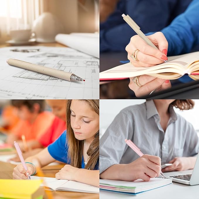 Gel Pens - 0.5mm Fine Point, Colorful & Fun, Smooth Writing, Perfect for School & Office Supplies, Pack of 12