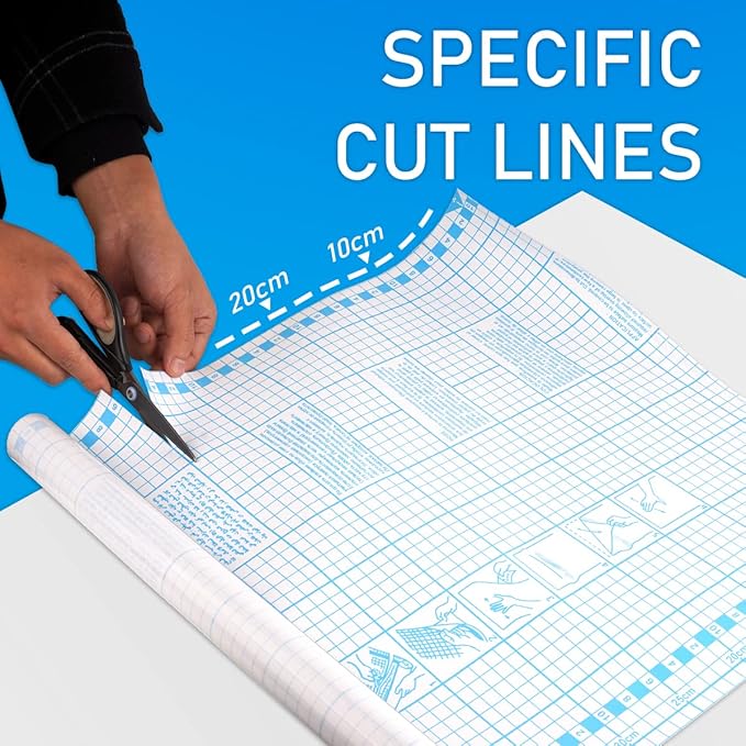 Chell Clear Contact Paper Roll for Books, 17.5 in x 10 ft Clear Self Adhesive Book Cover Paper Protector