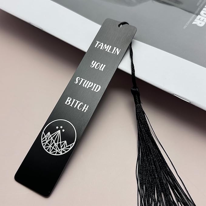 Funny Christmas Bookmark for Women - Gifts Bookmark for Women Men You Stupid Bitch Book Lover Gifts for Bookish Reader Nerd Fans Friends Book Accessories Bookmark Reading Birthday Gifts