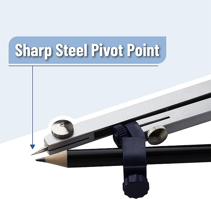 Mr. Pen- Compass for Geometry, Compass with Pencil, Compass Drawing Tool, Drawing Compass, Math Compass, Drafting Tools, Drawing Tools, Geometry Compass, Circle Drawing Tool, Geometry Set