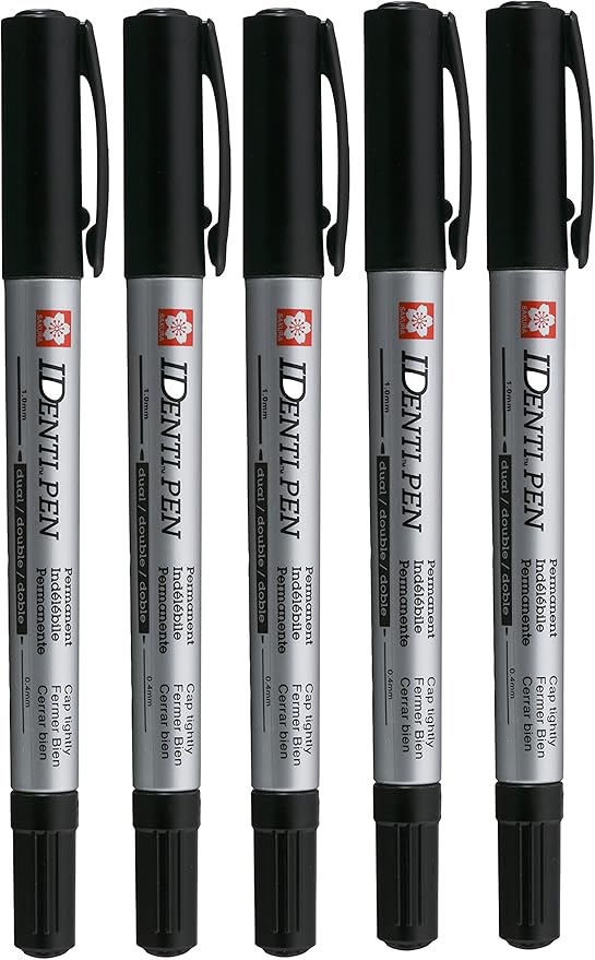 Sakura Identipen Marker (Black) 5 pcs (44101)