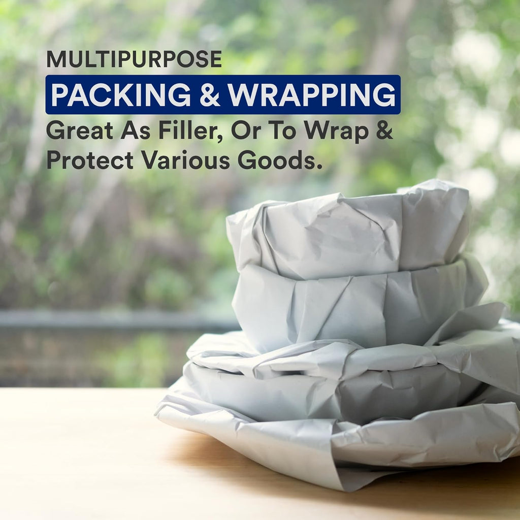 BOX USA Packing Paper Roll 1440'L x 15"W - 1,000 Sheets 17” Long Equivalent - Large White Newsprint for Shipping, Packaging, Storage and Moving Supplies