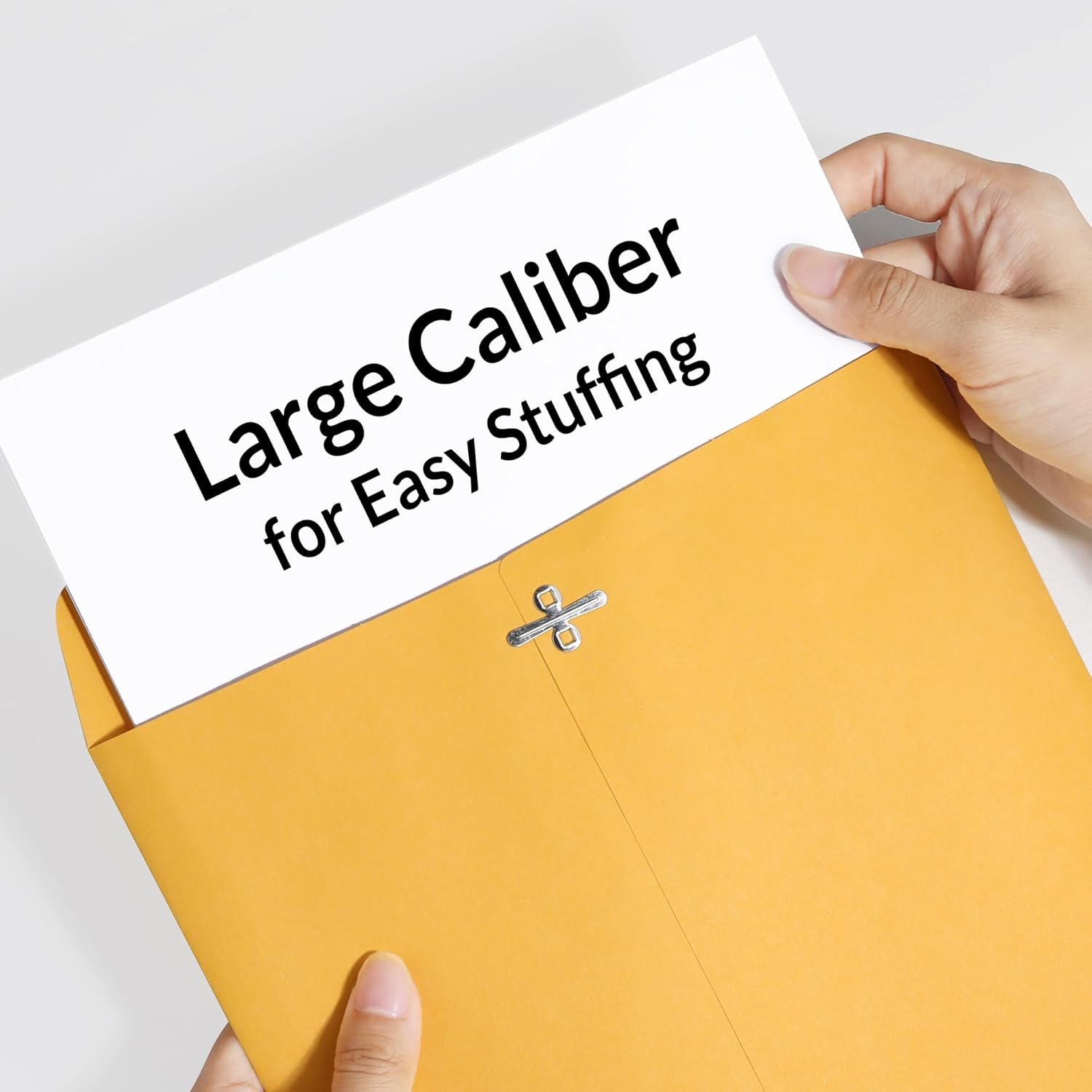 SUNEE 9x12 Clasp Envelopes 100 Count - 9x12 Inch Brown Kraft Envelopes with Clasp Closure – for Home, Office, Business, Legal or School, Great for Filing, Storing or Mailing Documents