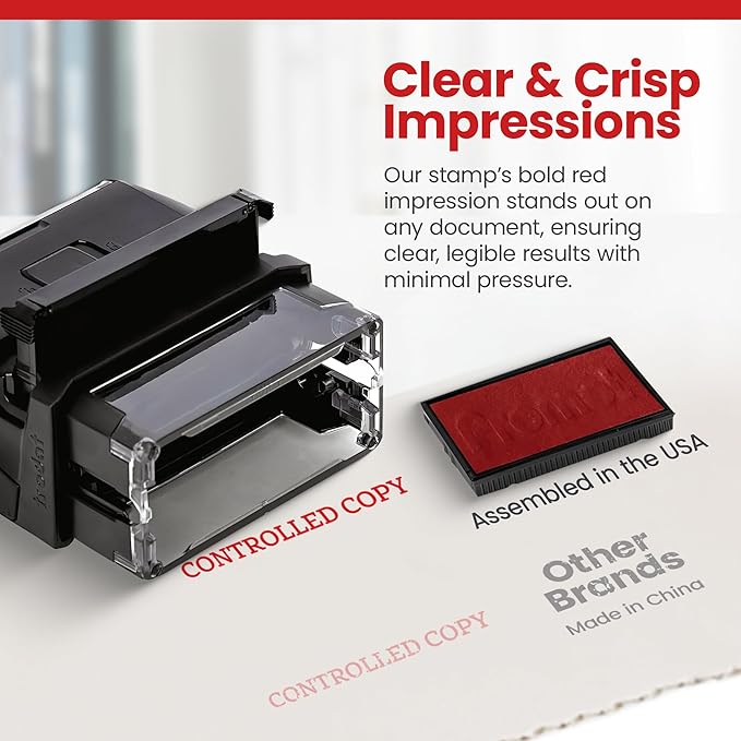Promot Controlled Copy - Self Inking Rubber Stamp - Ink Stamps