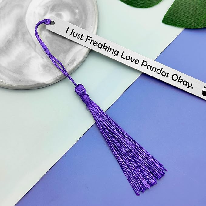 Panda Bookmark Panda Lover Gift Bookmark Book Lover Gift Animal Lover Gift for Girls Gift for Panda Lover Panda Theme Bookmark Christmas Graduation Birthday Gift for Panda Lover Daughter