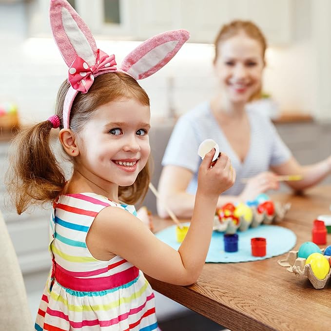 Boao 4 Pieces Brush Applicator Diamond Painting Brush Accessories Tools, Artist Drawing Flat Paintbrush for DIY Gesso, Varnishes, Oil Paint, Acrylic Painting, Watercolor(Khaki and White)