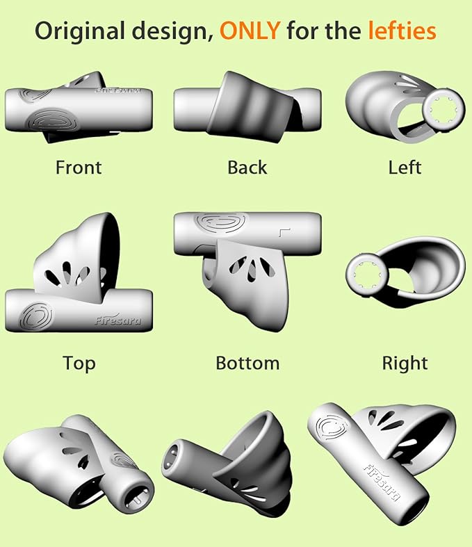 Firesara Left-Handed Training Grips, Original Butterfly Pencil Holder Correction Writing Aid Grip for Kids Handwriting Special Needs Preschoolers Children Adult Lefties Assorted Colors (4PCS)