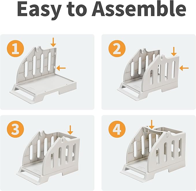 GUERMOK Thermal Label Holder for Rolls & Fan-Fold, Fragile Shipping Label, Label Stand Desktop Printer Holder-Home Office Accessory-Sticker Dispenser for Holographic Vinyl (White), 9 inches