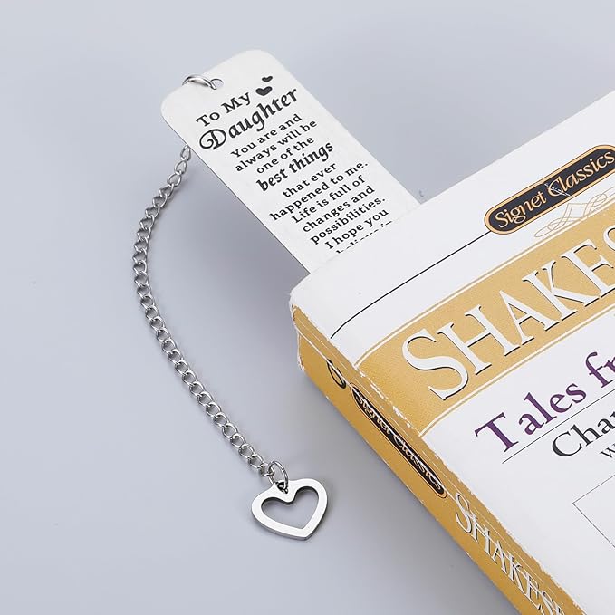 Stocking Stuffers for Teenage Girls Christmas Gifts for Girls Kids Christmas Stocking Stuffers for Teen Girls Daughter Birthday Gifts to My Daughter Gift from Mom Dad Bookmarks for Daughter Sweet 16