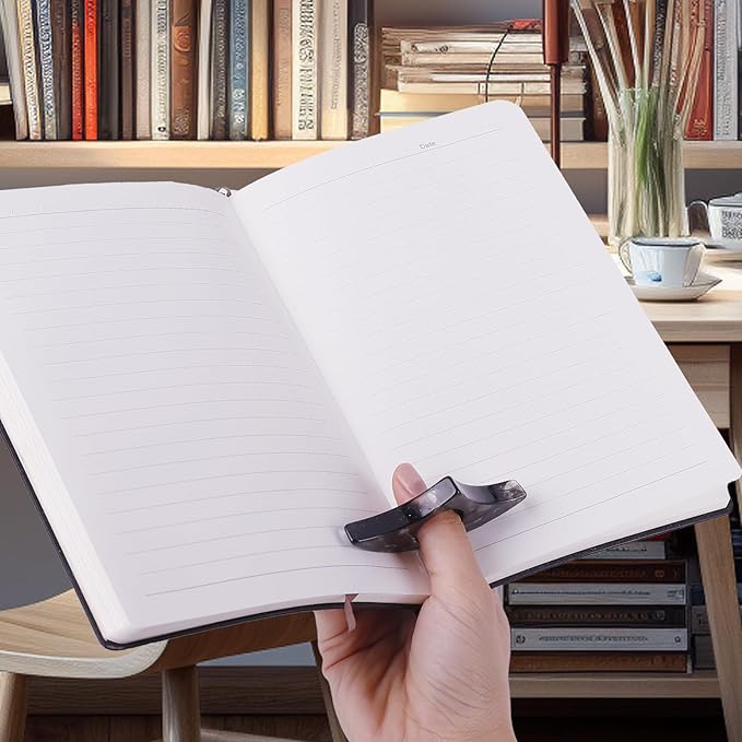 Thumb Book Page Holder for Reading 2Pack，Starry Ring Opener Bookmark，Readers Reading Finger Holder Book Lovers Gifts (Green, Purple)