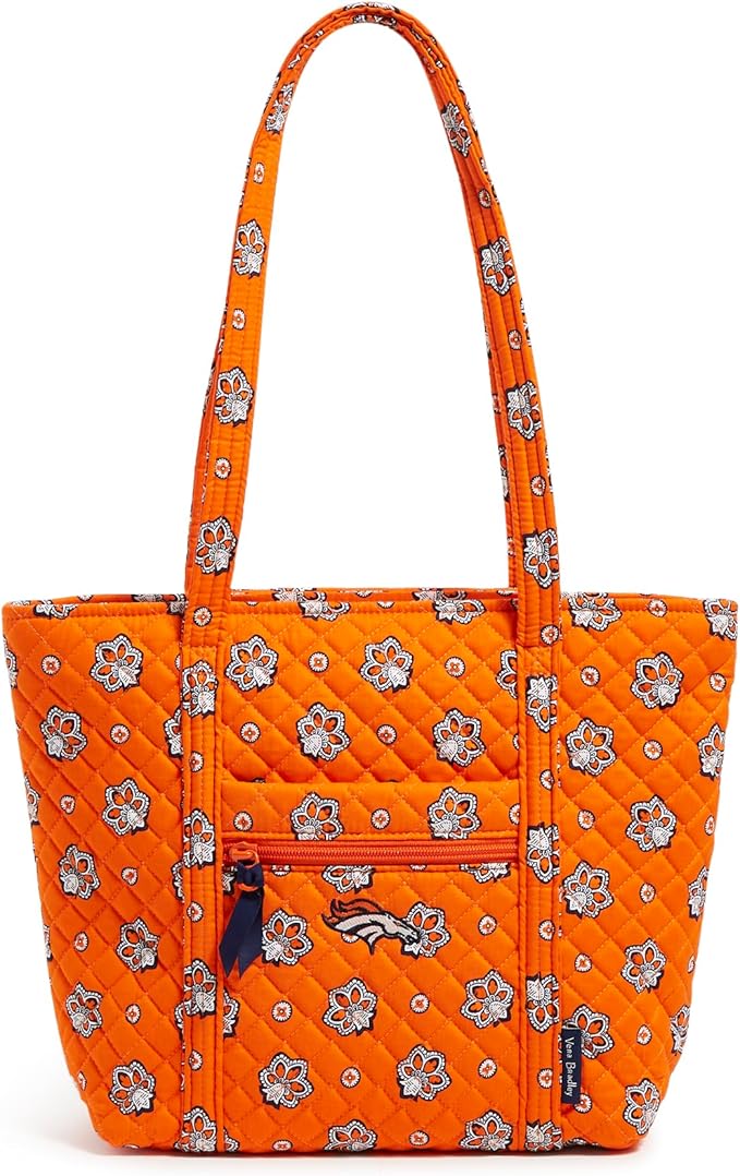 Vera Bradley Women's Cotton NFL Small Vera Tote Bag (Multiple Teams Available)
